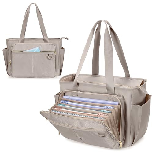 Prokva Sac pour Soignant avec Porte-documents pour Usage Clinique, Gris