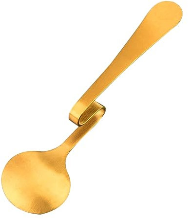 PRETYZOOM Ampia Applicazione Cucchiaio Appeso Cucchiai in Acciaio Inossidabile per Mescolare Caffè Tè Dessert Lavabile in Lavastoviglie