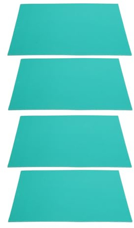 ZUNOXAZ 4pezzi Blocco in Linoleum per Stampa Pannello in Linoleum Verde Forniture per Intaglio di Timbri per Incisione Substrato per Stampa