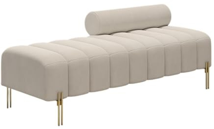 Lizhuzhuzs28 Bedroom Upholstered Sofa Stool for Living Room Bedroom Walk-in Closet Bed end Bench Modern Decor(XXL)