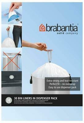 Brabantia Solid Company H 40-50 Liter Bin Liners (Pack of 30)