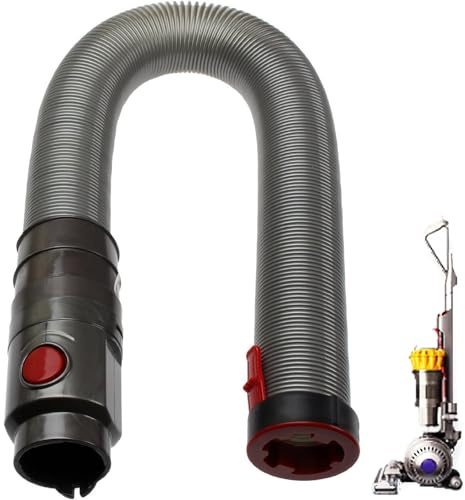 Upgraded First4spares Stretch Hose Attachment Compatible With Dyson Models DC40 DC41 DC65 UP13 UP14 UP20 Upright Vacuum Cleaners Grey/Red