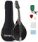 Donner Mandoline Traditionnelle Musicale A-Style à 8 cordes Instrument Mandoline avec Syntoniseur Sac et Jeu de Cordes Médiators (Noir, DML-100B)