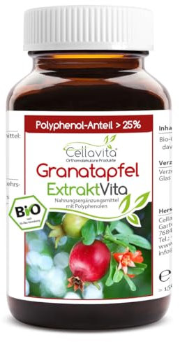 Bio Granatapfel-Extrakt Vita - 150 Kapseln - 75 Tagesvorrat