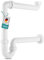 Engelbach® Raumsparsiphon für Waschbecken - Siphon platzsparend 1 1/4 x 32mm - inkl. Video-Anleitung - Made in Germany