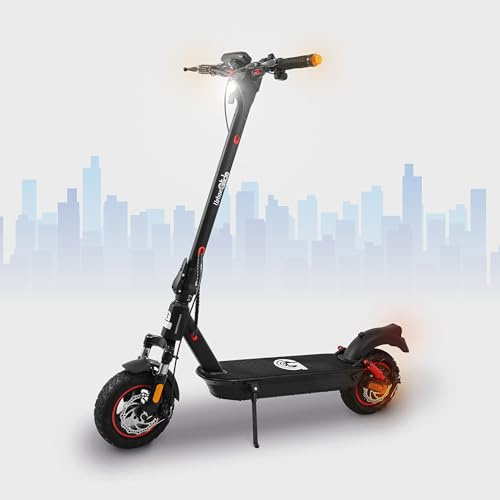 URBANGLIDE 500CT – Trottinette Électrique Tout-Terrain – Autonomie 70 km – Batterie 48V 15Ah – 10 Tubeless – Suspensions A, Noir