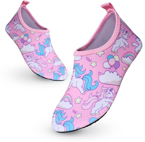YloveM Chaussures Aquatiques pour Enfant Filles Garçons Séchage Rapide Chaussures de Plage pour Enfants Antidérapantes Piscine Surf Jardin Piscine de Plage