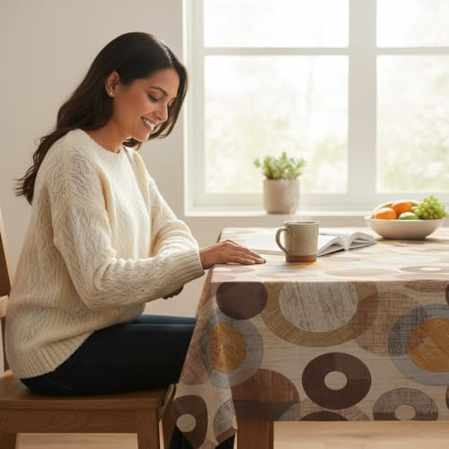 ECOMMERC3 | Mantel Hule Mesa Rectangular Tamaño 100x140 cm Estilo, Durabilidad y Fácil Limpieza para tu Mesa - Mantel Hule Antimanchas e Impermeable