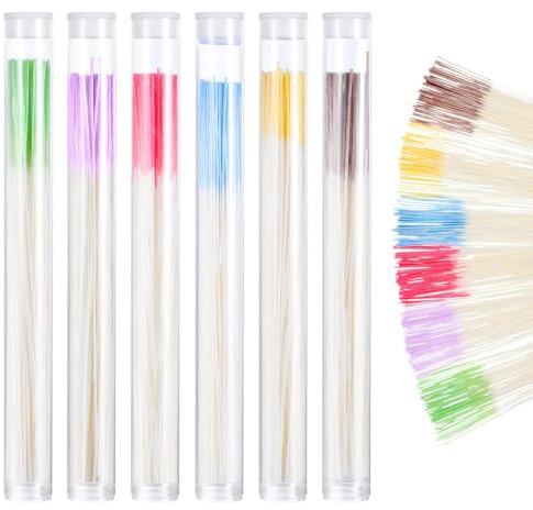 Lot de 420 bâtonnets de nettoyage pour trous d'oreille, doux, faciles à nettoyer, colorés et portables