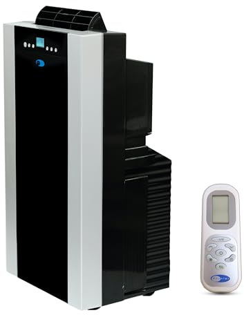 Whynter Portable Air Conditioner 14,000 BTU with Dual Hose Dehumidifier & Cooling Fan for 500 Sq Ft Rooms, Includes AC Unit Window Kit, ARC-14S (9,500 SACC)