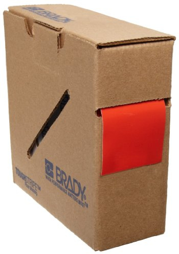Brady Toughstripe Solid Color Ribbon, 50.80mm x 30.48m, Red