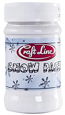 CRAFT LINE Snow Paste 100 ml | To Create Structured Snowy Surfaces | Craft Art Painting Decoupage