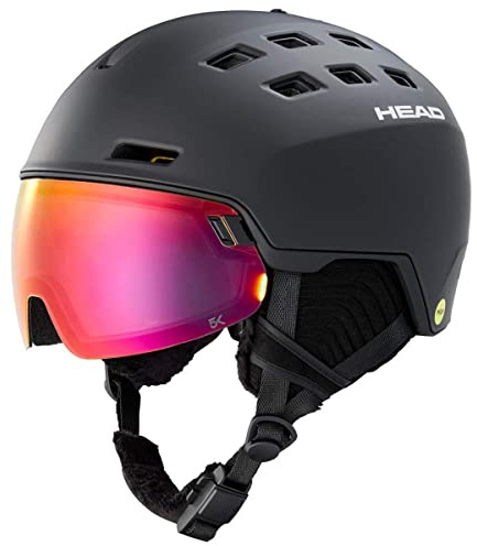 Head Radar 5K MIPS Ski Helmet Black XL/XXL (60-63 cm) Alpinski Helmet with Visor 2023