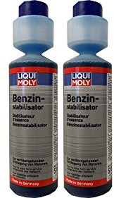 2 X 250 ML LIQUI MOLY stabilizzatore stabilizzatore Benzina Benzina stabi Additivo Benzina aggiuntivo del carburante ausiliario