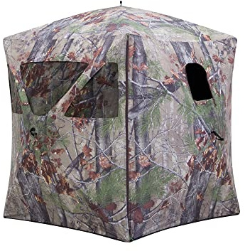 Barronett Blinds RA200BW Radar Pop Up Portable Blind, Bloodtrail Backwoods Camo, 67” x 71” x 71”