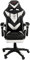 TRISENS Gaming Stuhl Home Office Chair Racing Chefsessel Bürostuhl Sportsitz Büro Stuhl, Farbe:Schwarz/Weiß
