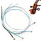 Violinen Stahlkern, Geigensaite Fiddle String Saiten(G-D-A-E), für Größen 4/4 3/4 1/2 1/4 Stahlsaiten, Vollständiger Saiten-Satz für Violine, Stahlkern mit vernickeltem Kugelkopf für Violininstrumente