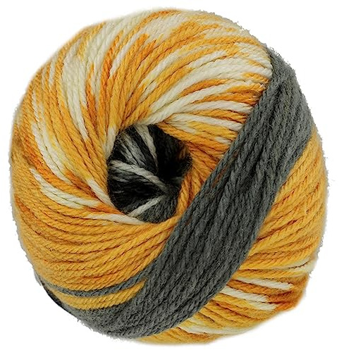 King Cole Fjord DK Knitting Wool Acrylic Self Pattern Fairisle Yarn 1 x 100g (Halsa - 4922)