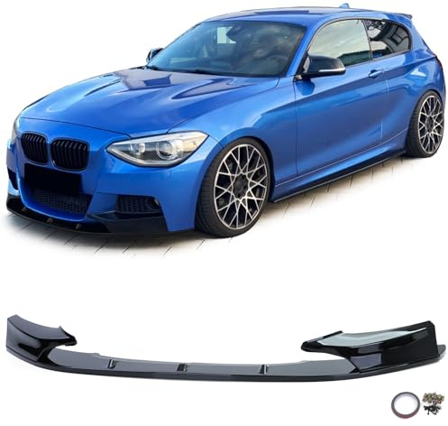 Front Spoiler Lippe Perfomance Schwarz Glanz passend für 1er BMW F20 F21 10-14