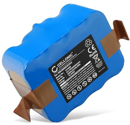 CELLONIC, Akku für Staubsauger kompatibel mit Hoover RBC004B011, RBC007B, RBC003, RBC003011 (14.4V, 2000mAh)