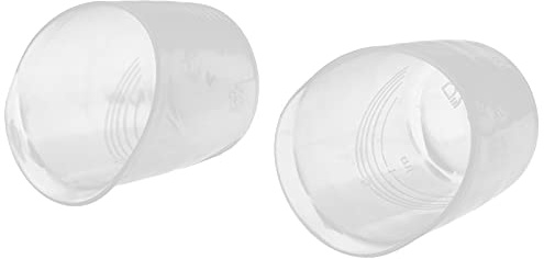 RiToEasysports Gobelets Doseurs Bébé, Tasses de Mesure Transparentes 2