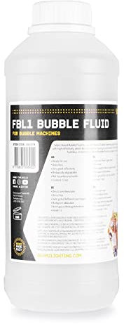 BeamZ FBL1 - Seifenblasenflüssigkeit - 1L - Flüssigkeit für Seifenblasen, Bubble Liquid, für alle gängigen Seifenblasenmaschinen, professionelles Spezialfluid