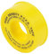 cable-tex 2 X 1 Roll 12mm x 5m Gas Yellow plumbers ptfe thread seal tape plumbing joint