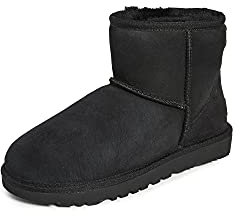 UGG Damen Classic Mini II Stiefeletten, Schwarz (BLACK), 36 EU