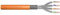 DIGITUS 100 m Cat 7 Netzwerkkabel - S-FTP (PiMF) Simplex - BauPVO Dca - LSZH Halogenfrei - 1200 MHz Kupfer AWG 23/1 - PoE+ Kompatibel - LAN Kabel Verlegekabel Ethernet Kabel - Orange