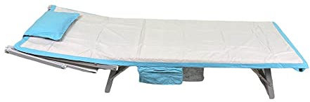 Betttuch aus Mikrofaser, einfarbig, mit Taschen und aufblasbarem Kissen, 100 % Polyester, Handtuchbezug für Kinderbett mit Haken (grau)