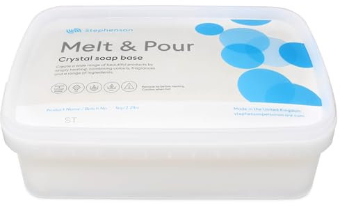 Rohseife zum Seifengießen Transparent 1kg Seifenbasis