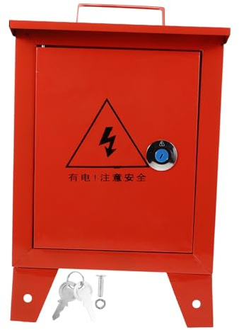 OSALADI Outdoor Weatherproof Electric Junction Box Portable Distribution Enclosure for Construction Sites Durable and Compact Design Versatile Power Distribution