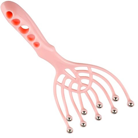Bojueshaw Nine Claw Head Massager, Massage Tool with 9 Beads Head Scratcher for Deep Relaxation Stress Reduction Home SPA