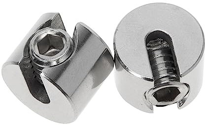 GALPADA 2stücke Stahlseilverbinder Aus Drahtseilklemmen Für Kabelbefestigungen Duplex-clips Aus Korrosionsbeständig Für Umgebungen Hohe Präzision Und Stabilität Nicht Leicht Zu