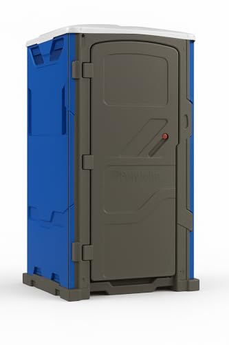 Bagno Chimico Portatile senza Lavamano da Cantiere in Plastica PVC, Made in Italy - WC Mobile Resistente per Cantieri, Giardini, Eventi e Uso Privato - Bagno da Esterno Facile da Installare