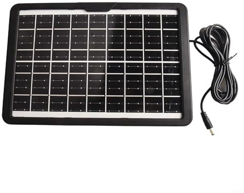 Eawfgtuw Pompa sommergibile solare per pozzi profondi, 12 V, sistema di circolazione dell'acqua, per serbatoio dell'acqua del laghetto dei pesci, serbatoio di ossigeno, portata 240 l/h, testa 1,8-2,5