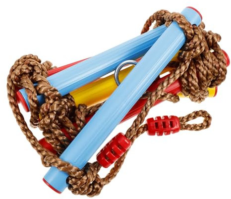 Générique Échelle de Corde Réglable pour Garçon Fille Échelle de Jeu Corde Douce pour Intérieur et Extérieur Escalade pour Développer Coordination Physique