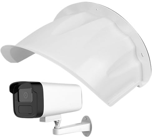 Copertura Protettiva Per Fotocamera Esterna - Custodia Antipolvere Antipioggia In | Scudo Parasole Per Telecamera Di Sorveglianza | ABS Resistente Agli Agenti Atmosferici Per A Padiglion