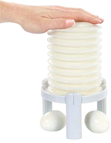 Malsyee Pelador y galleta de huevos hervidos, pelador de cáscara de huevo hervido, herramienta abridor de huevos