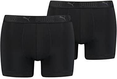 PUMA Herren Boxer Unterwäsche, Schwarz, M EU
