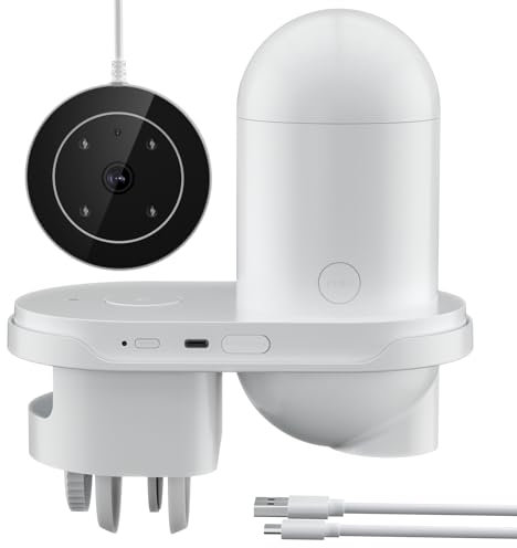 LgowithU Smart Futterautomat Aquarium Fische Futterspender mit HD Kamera,App-Steuerung über WiFi/WLAN große für das Zuhause und die Urlaubszeit