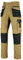Work Trousers Men - Heavy Duty Professional Work Utility & Safety Trousers with Holster Pockets- Cargo Pants Men Workwear Trousers with Knee Pad Pockets - Black - 310gsm