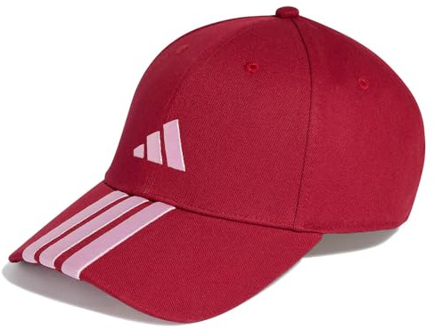 adidas Mixte Bball 3S cap New Logo, Active Maroon/Clear Pink, XS-S