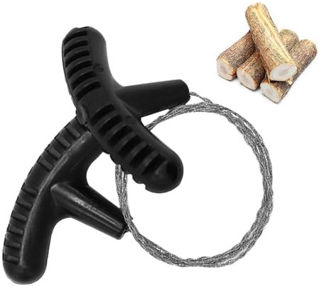 Sierra de cable portátil: equipo de mochila compacta, motosierra manual para tuberías y ramas, ideal para actividades al aire libre | Alambre multifuncional robusto para senderismo, caza, campi