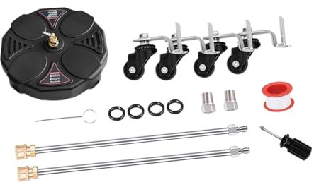 Fenteer Nettoyeurs Haute Pression, Nettoyeurs de Surface, Autolaveuses pour Chemins En Béton et