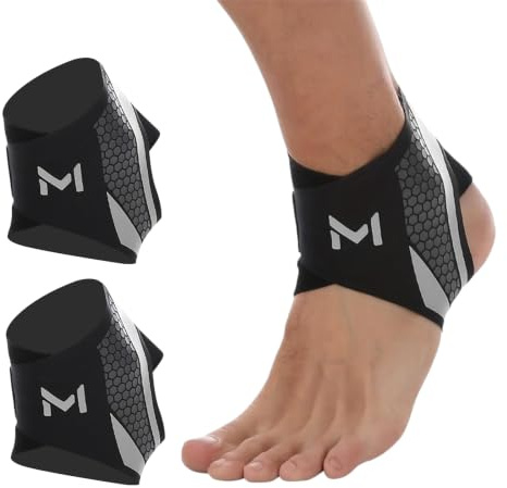 Generisch 2 StückKnöchelbandage Sprunggelenk, Knöchelbandage, ankle brace, Sprunggelenkbandage, ankle support, Kompressionsbandage für Sprunggelenk, Unisex-Fußbandage einstellbar & flexibel