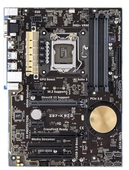 moderkort Fit For Asus Z97-K R2.0 Desktop Moderkort Z97 Socket LGA 1150 i7 i5 i3 DDR3 32G SATA3 ATX