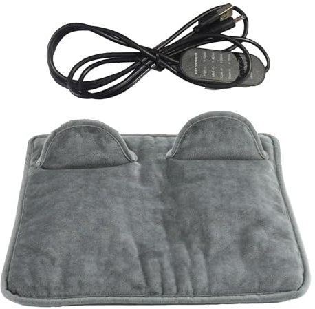 Calentador de Pies 4 Niveles Recargable por USB Portátil Dispositivo de | Reposapiés Calefactado para Cama Invierno Oficinas Frío Coche Habitación Vacaciones Diario