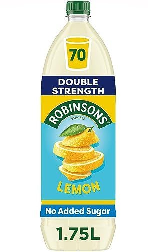 Robinsons Fruit Squash - Low Calorie - Double Strength - Lemon 1.75 Litre