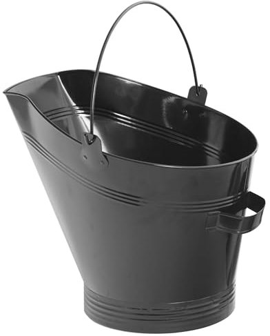 LE MARQUIER - Seau À Cendres Laqué Noir